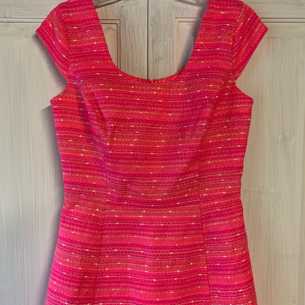 Lilly Pulitzer Womens Pink Tweed Dress - Picture 2 of 6